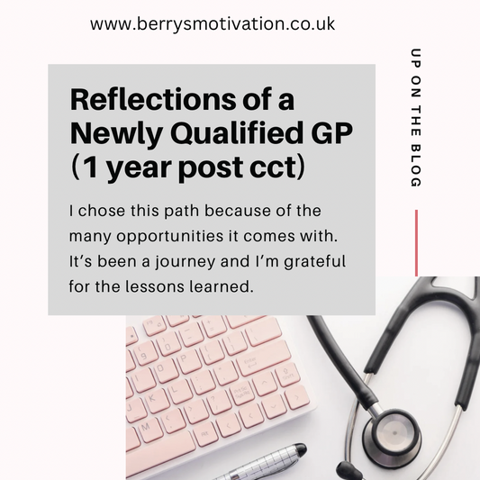 Reflections of a newly qualified GP