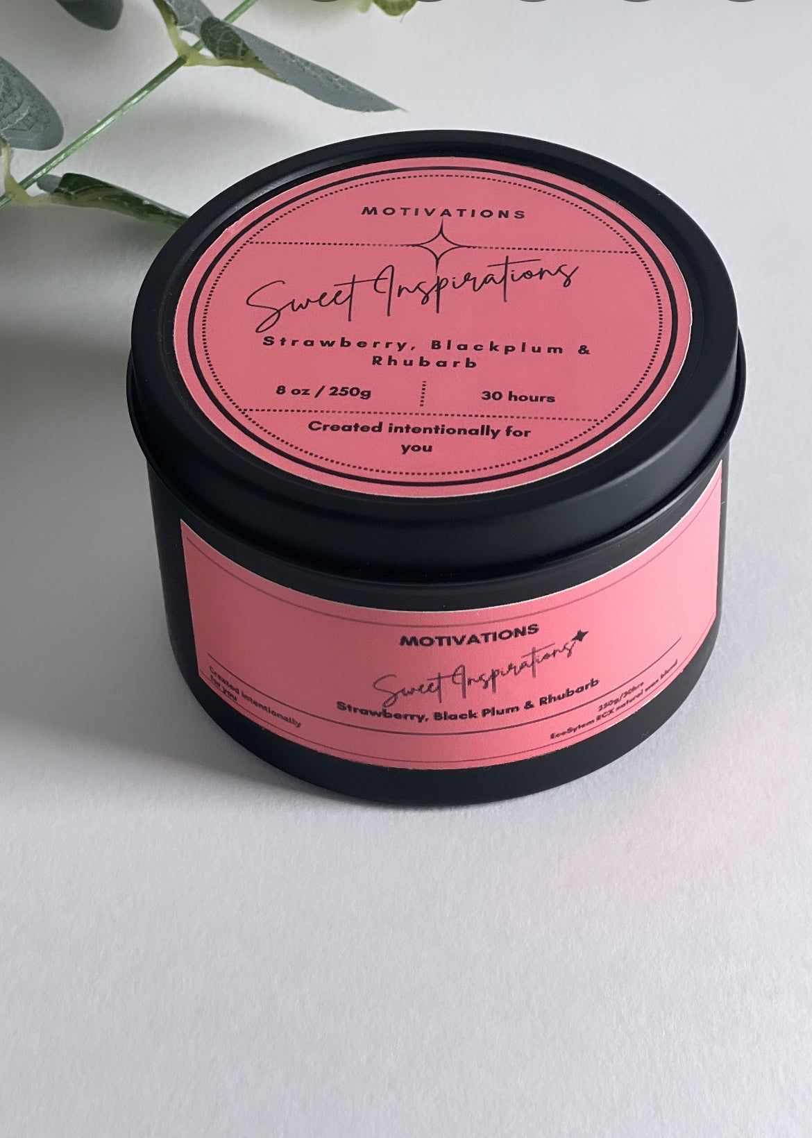 Scented Candle : Sweet Inspirations